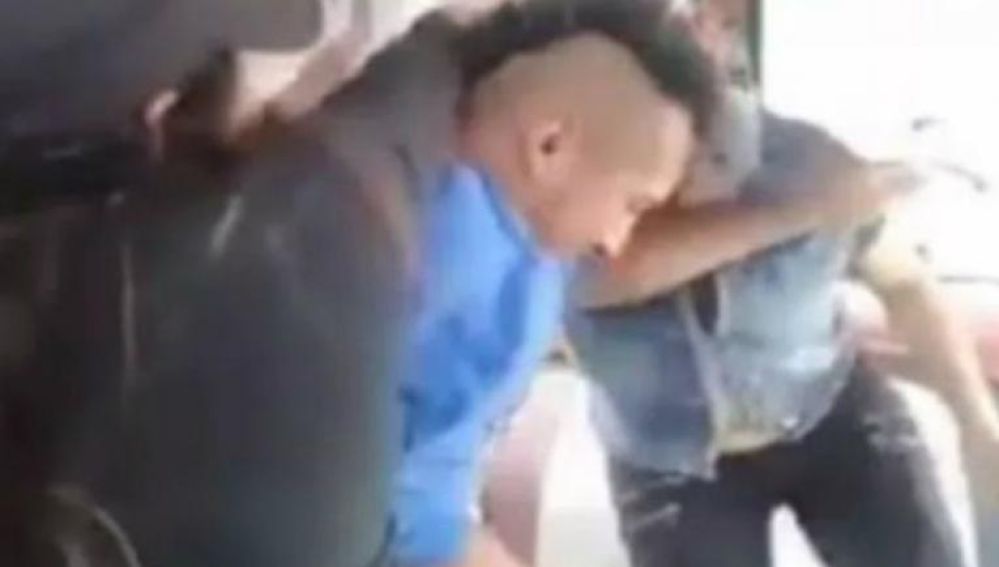 Imagen del ladrón en el autobús
