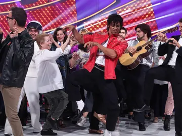 El multitudinario ‘Thriller’ de Michael Jackson bate récord Guinness en ‘Tu cara me suena’ El multitudinario ‘Thriller’ de Michael Jackson bate récord Guinness en ‘Tu cara me suena’