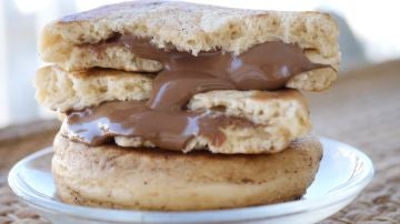 Bollitos rellenos de Nutella. Bollitos rellenos de Nutella.