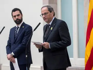El presidente de la Generalitat de Cataluña, Quim Torra El presidente de la Generalitat de Cataluña, Quim Torra