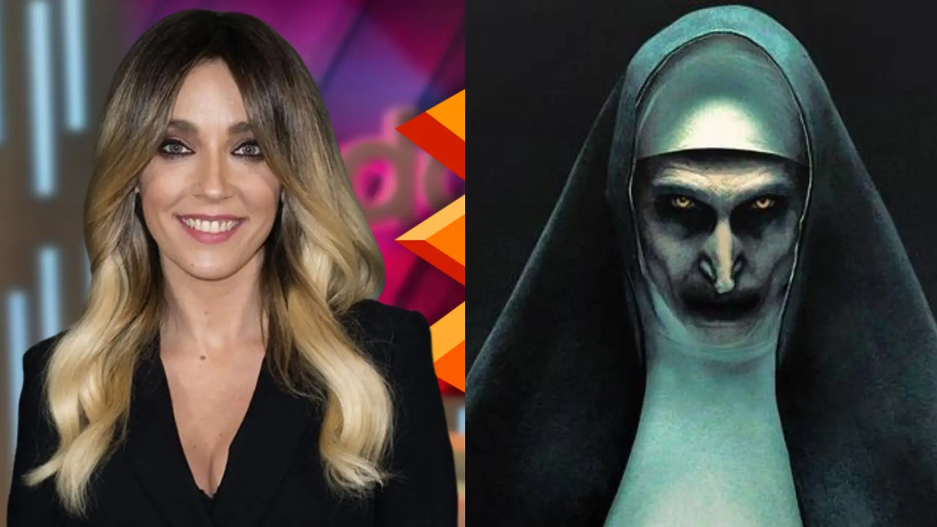 Anna Simón se disfrazó de 'La Monja' en Halloween