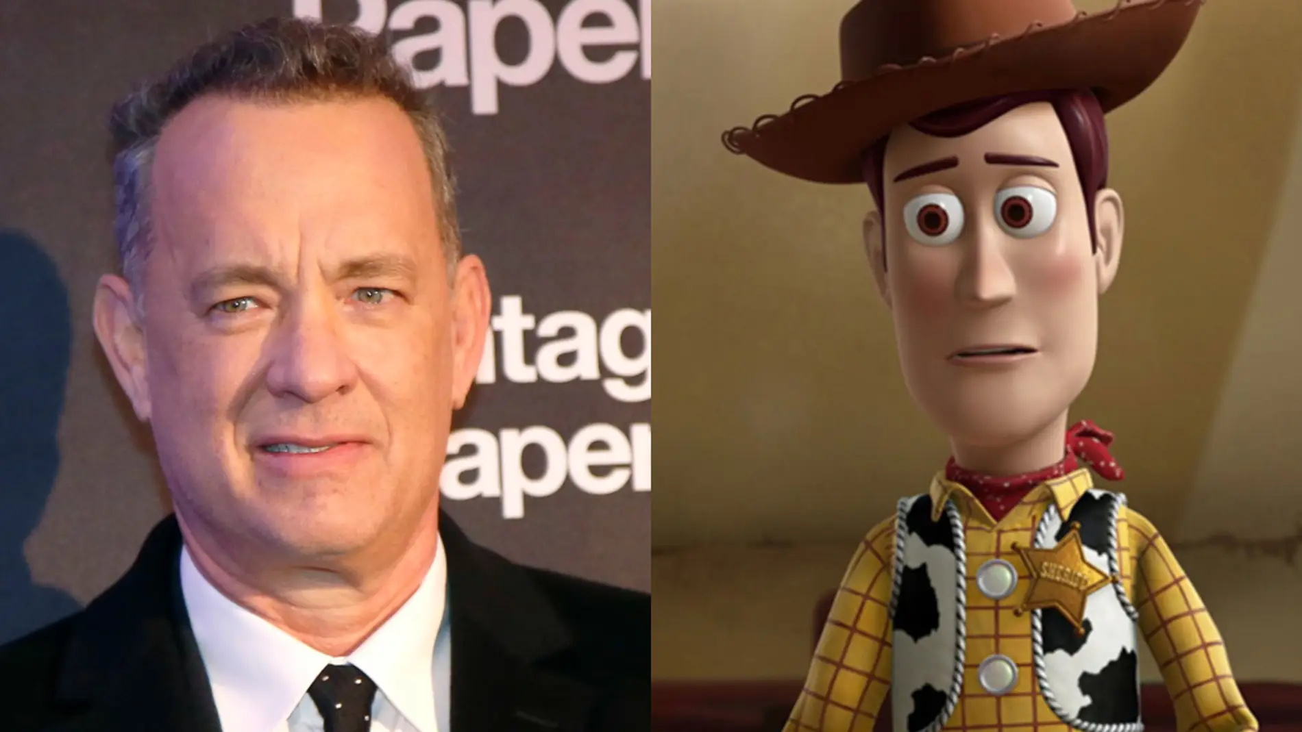 Tom Hanks y Woody 