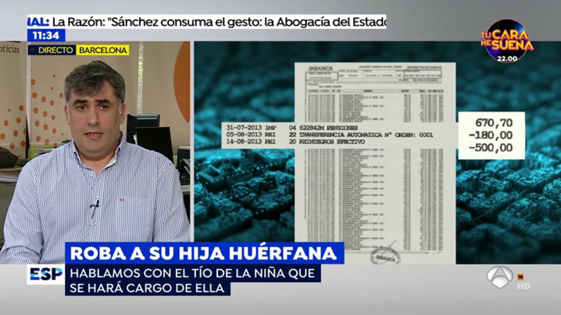 Condenan al padre que roba durante a&ntilde;os el dinero de la pensi&oacute;n de orfandad de su hija: "La abuela dedicaba toda su pensi&oacute;n a mantener a la ni&ntilde;a"