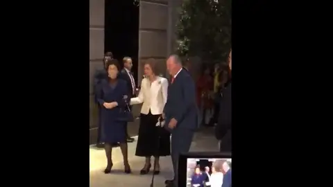 Los reyes, en el cumpleaños de Doña Sofía Los reyes, en el cumpleaños de Doña Sofía