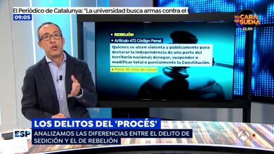 Alfonso Egea explica las diferencias entre el delito de sedición y el de rebelión