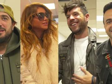 La ilusión y las ganas invaden a los cuatro coaches de 'La voz' en su llegada al plató de 'La voz' La ilusión y las ganas invaden a los cuatro coaches de 'La voz' en su llegada al plató de 'La voz'