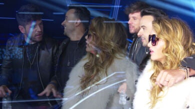 Paulina Rubio, Luis Fonsi, Pablo López y Antonio Orozco, alucinados tras pisar por primera vez el espectacular plató de 'La Voz'