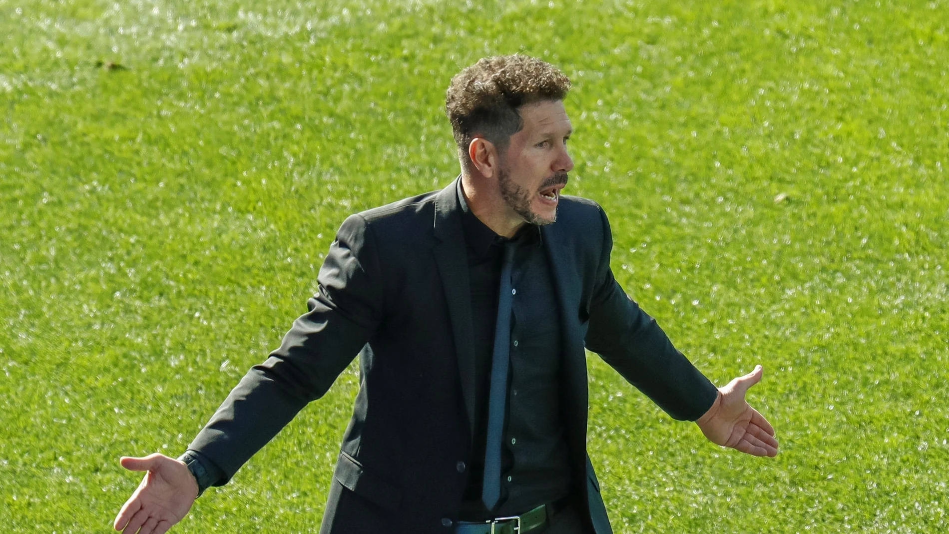 Simeone, en rueda de prensa Simeone, en rueda de prensa
