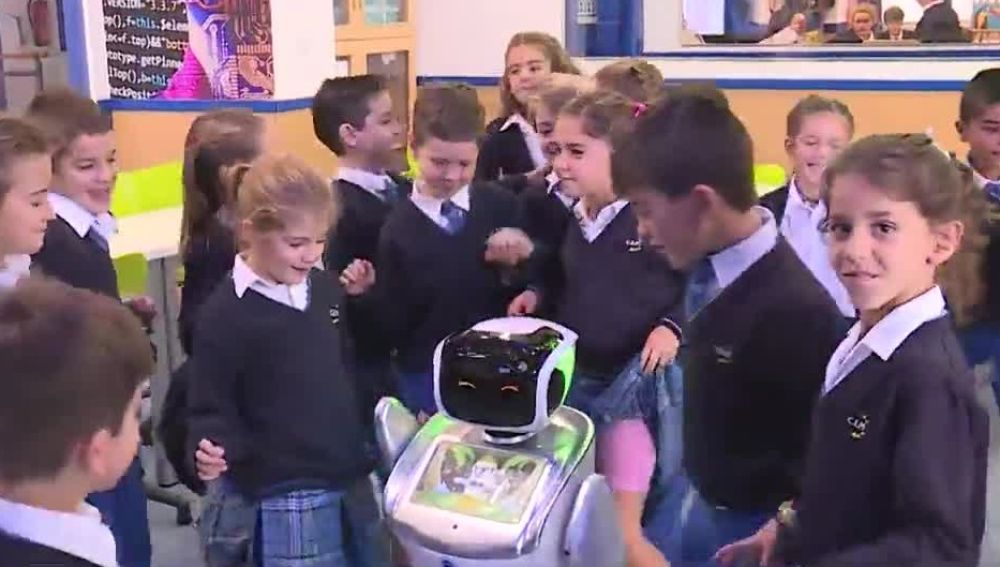 Robot en una escuela de Las Rozas