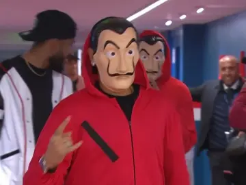 'La casa de papel' en el Parque de los Príncipes 'La casa de papel' en el Parque de los Príncipes