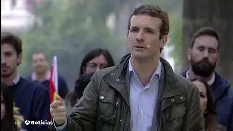 Pablo Casado acusa a Pedro Sánchez de "venderse al independentismo" Pablo Casado acusa a Pedro Sánchez de "venderse al independentismo"