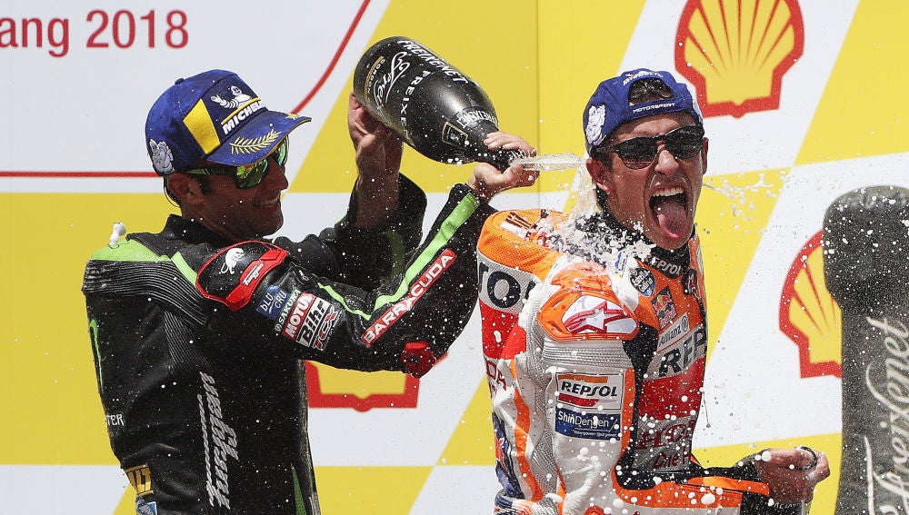 Marc Márquez tras ganar en Sepang