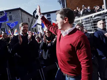 Albert Rivera en u acto en Alsasua Albert Rivera en u acto en Alsasua
