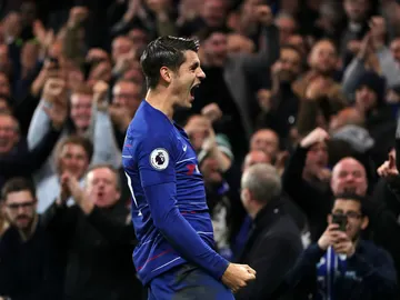 Morata celebra un gol con el Chelsea Morata celebra un gol con el Chelsea