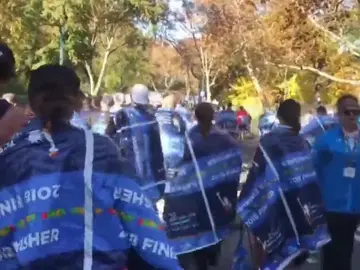Así han vivido algunos españoles la llegada a meta en el maratón de Nueva York Así han vivido algunos españoles la llegada a meta en el maratón de Nueva York