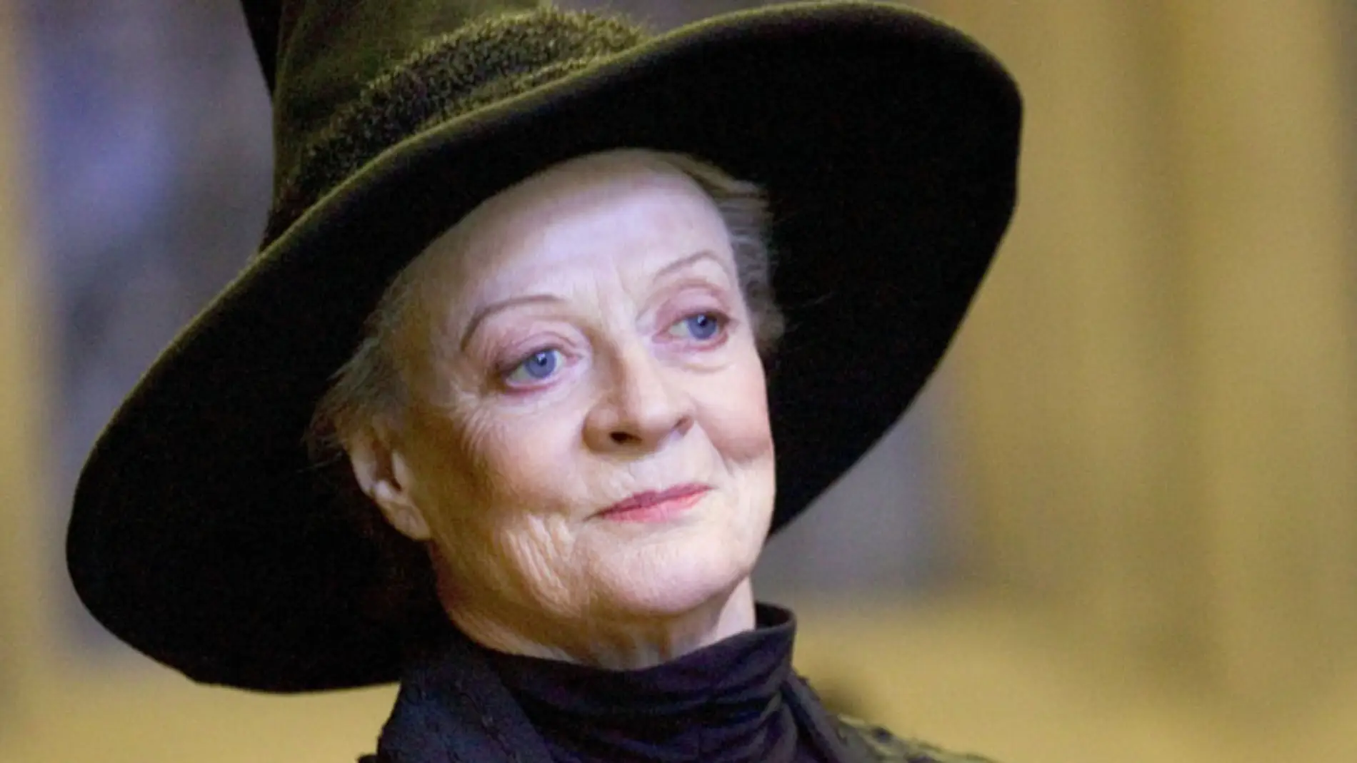 Minerva McGonagall interpretada por Miggie Smith en 'Harry Potter'