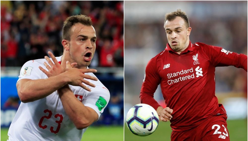 Xherdan Shaqiri, jugador de Suiza y del Liverpool