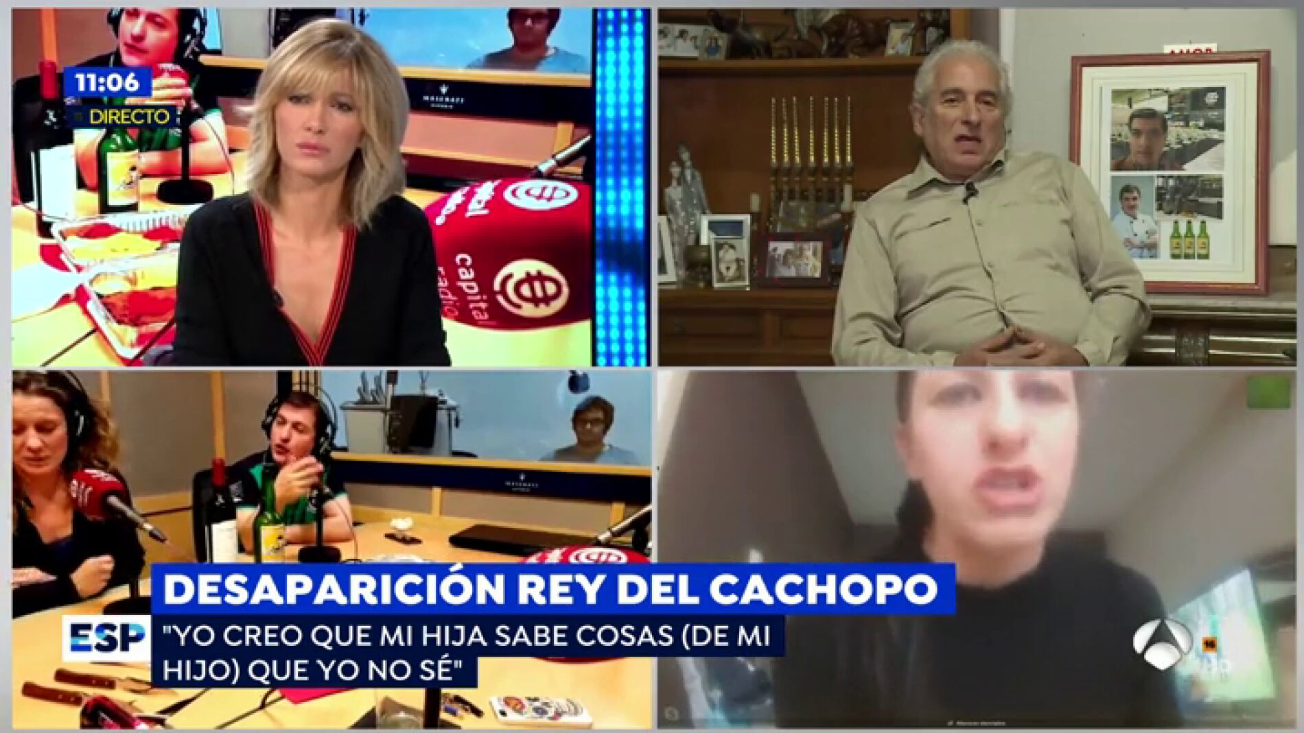 Intenso enfrentamiento entre el padre del 'rey del cachopo' y la hermana: "Gema conoce el paradero de su hermano y nos oculta informaci&oacute;n"