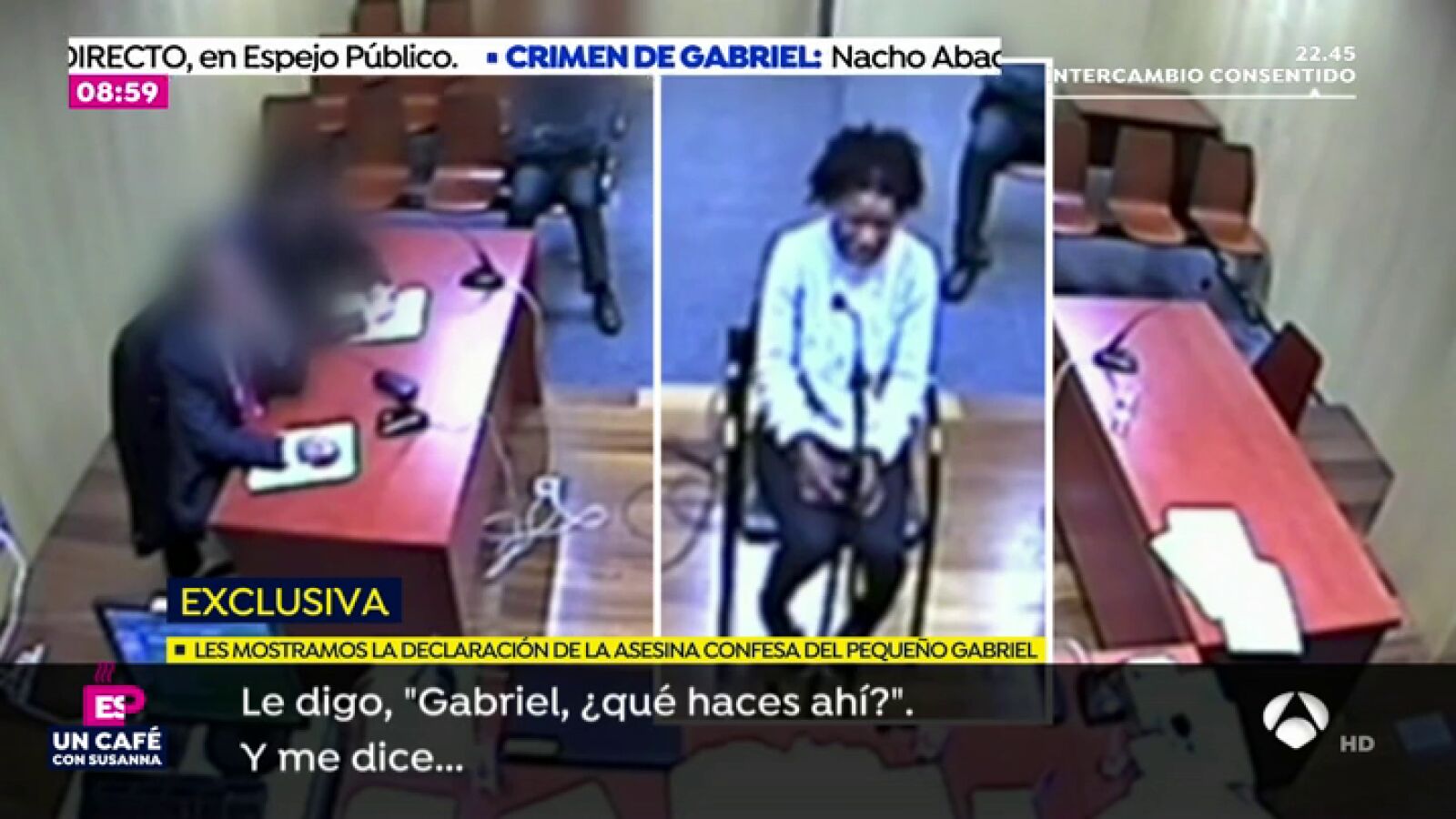 'Espejo Público' emite la confesión de Ana Julia en la que cuenta cómo mató al pequeño Gabriel