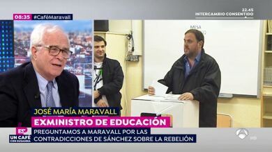 Maravall, exministro de Educación: 