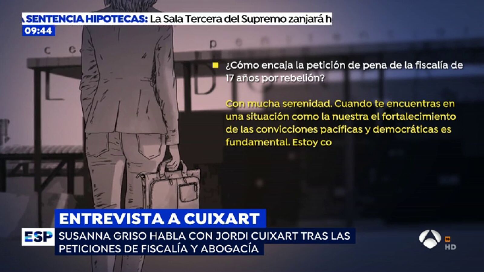 Susanna Griso entra en la cárcel de Lledoners para entrevistar a Jordi Cuixart: 