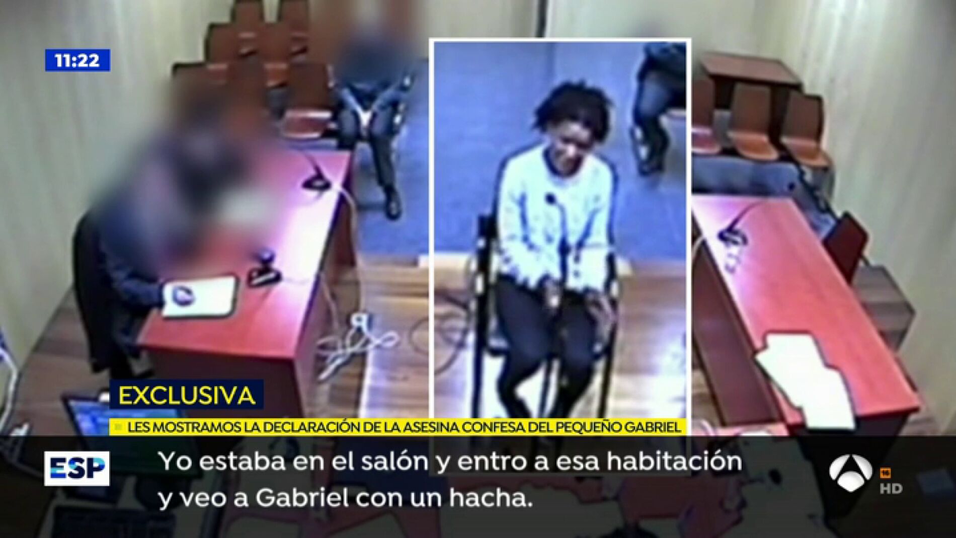 Ana Julia Quezada durante su declaraci&oacute;n.