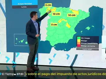 Temperaturas en descenso generalizado que puede llegar a ser notable en el interior peninsular Temperaturas en descenso generalizado que puede llegar a ser notable en el interior peninsular