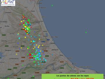 Focos de tormenta sobre Valencia