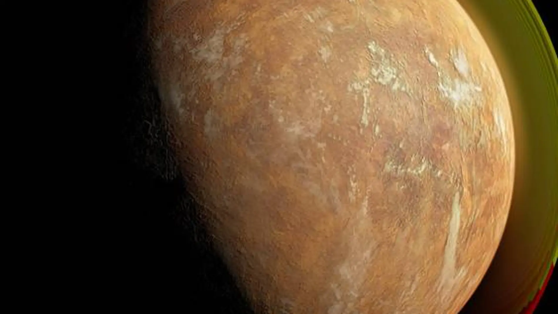 Ilustración de una supertierra orbitando a la estrella de Barnard. Ilustración de una supertierra orbitando a la estrella de Barnard.