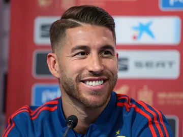 Sergio Ramos, en rueda de prensa Sergio Ramos, en rueda de prensa