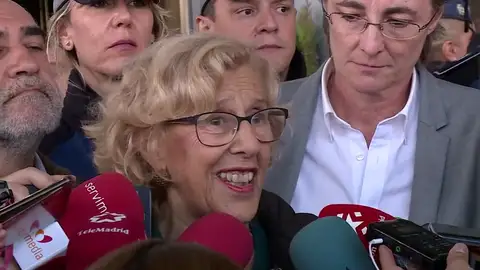 Carmena asegura que no tiene vinculación con Iglesias ni con Podemos Carmena asegura que no tiene vinculación con Iglesias ni con Podemos