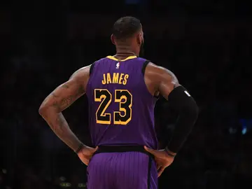 LeBron James, jugador de Los Angeles Lakers LeBron James, jugador de Los Angeles Lakers