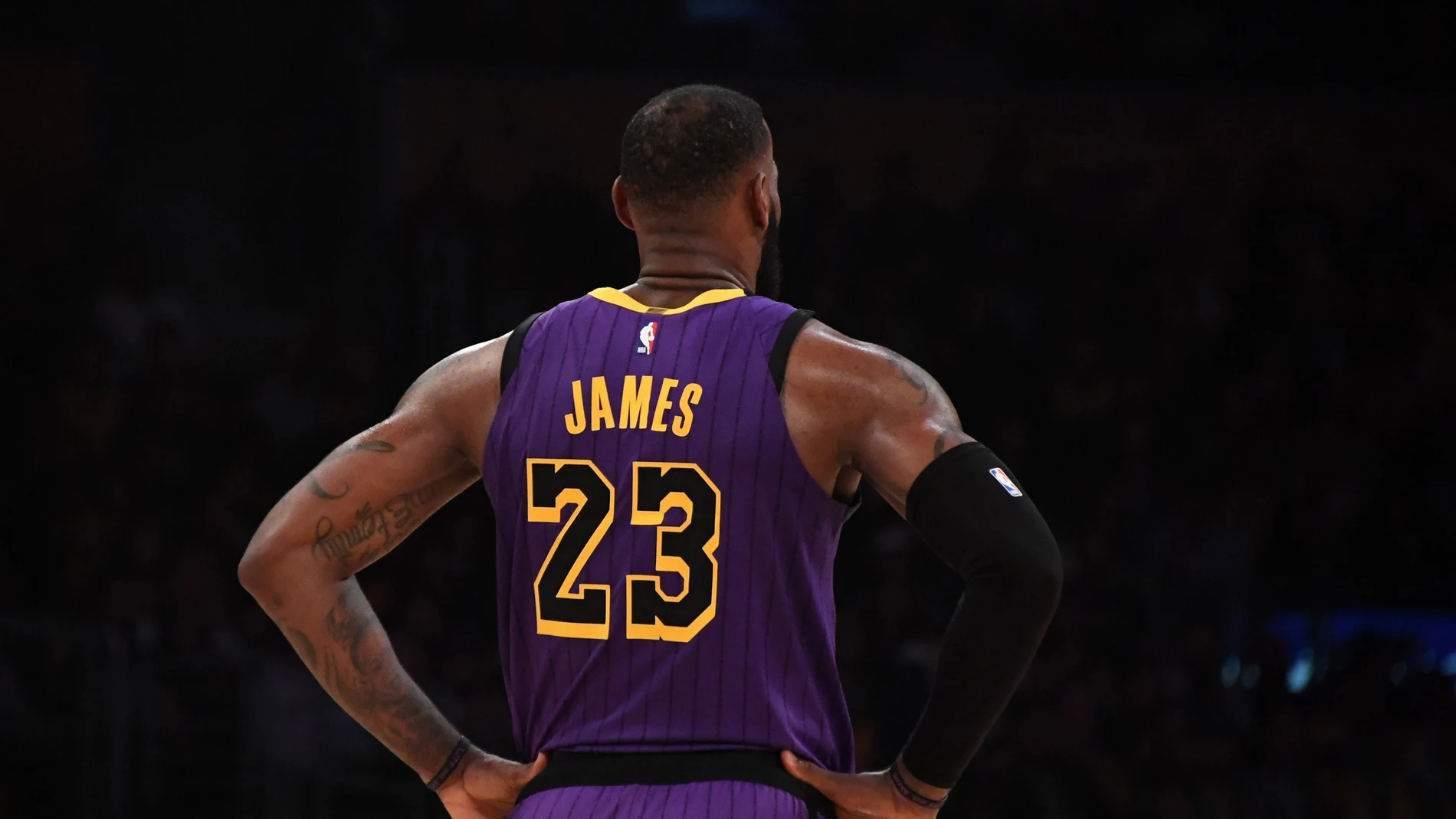 LeBron James, jugador de Los Angeles Lakers LeBron James, jugador de Los Angeles Lakers