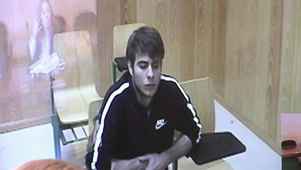 Patrick Nogueira durante el juicio por el crimen en Pioz