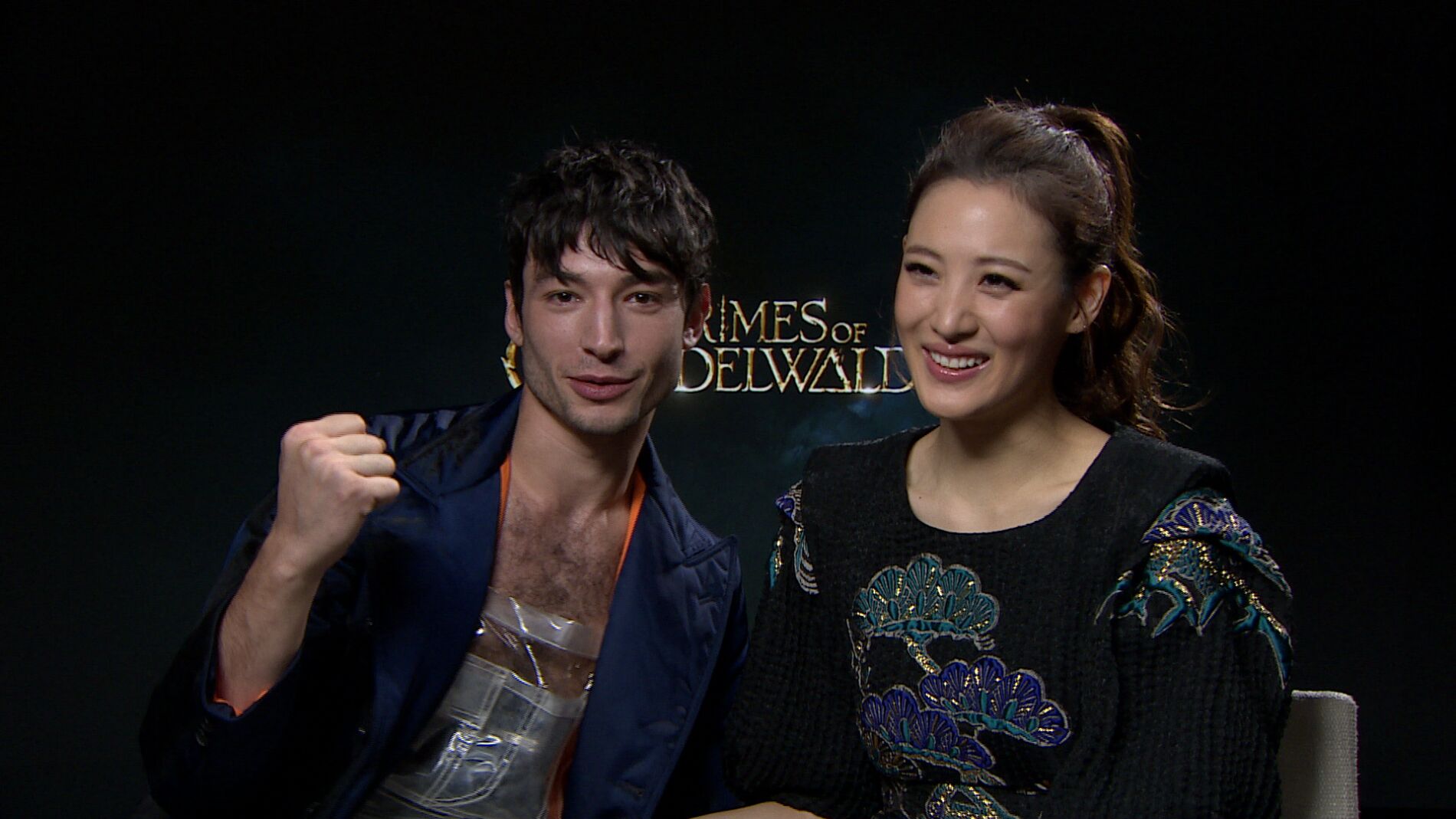 Ezra Miller y Claudia Kim protagonizan 'Animales Fantásticos: Los Crímenes de Grindelwald'