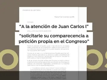 Unidos Podemos envía una carta al Rey emérito para pedirle que comparezca en el Congreso Unidos Podemos envía una carta al Rey emérito para pedirle que comparezca en el Congreso