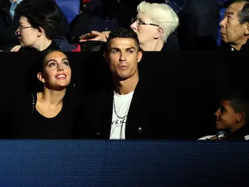 Cristiano Ronaldo y Georgina Rodríguez, en el Masters de Tenis Cristiano Ronaldo y Georgina Rodríguez, en el Masters de Tenis