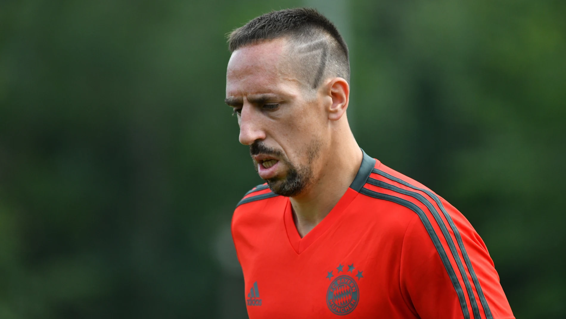 Ribery, durante un entrenamiento del Bayern de Múnich Ribery, durante un entrenamiento del Bayern de Múnich
