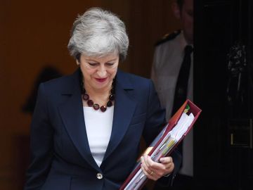 La primera ministra británica, Theresa May