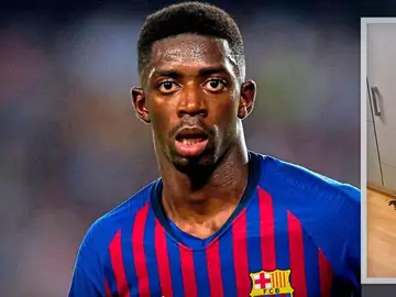 Así se encontraba la casa de Dembelé Así se encontraba la casa de Dembelé