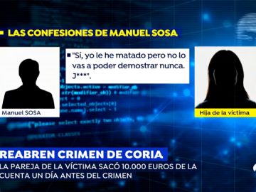 Así confesó el asesino del crimen de Coria: "Lo he matado pero no lo vas a poder demostrar, jódete" Así confesó el asesino del crimen de Coria: "Lo he matado pero no lo vas a poder demostrar, jódete"