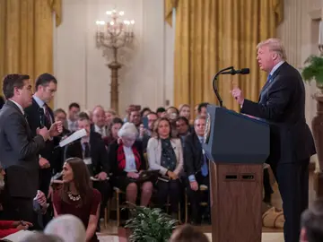 El presidente estadounidense, Donald Trump, increpa a Jim Acosta El presidente estadounidense, Donald Trump, increpa a Jim Acosta