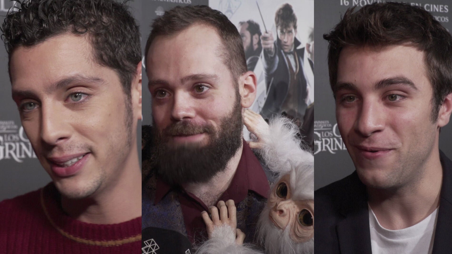 Eduardo Casanova, Álvaro Herranz y Pol Monen