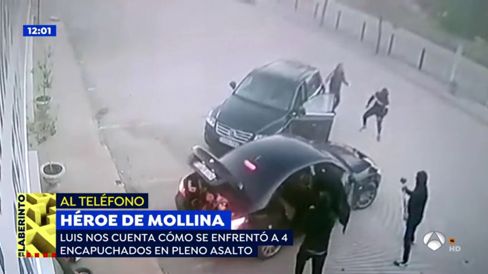V&Iacute;DEO: As&iacute; se enfrent&oacute; un vecino de Mollina a 4 atracadores que asaltaban una ferreter&iacute;a