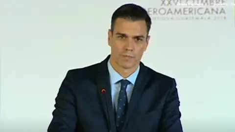 Rueda de prensa de Pedro Sánchez Rueda de prensa de Pedro Sánchez