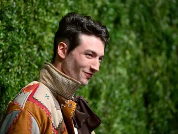 Ezra Miller en una de sus últimas apariciones públicas Ezra Miller en una de sus últimas apariciones públicas