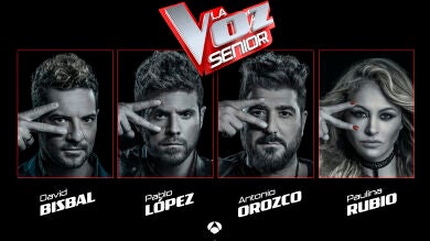 ‘La Voz Senior’ aterriza en España de la mano de Antena 3 con David Bisbal, Pablo López, Paulina Rubio y Antonio Orozco como coaches