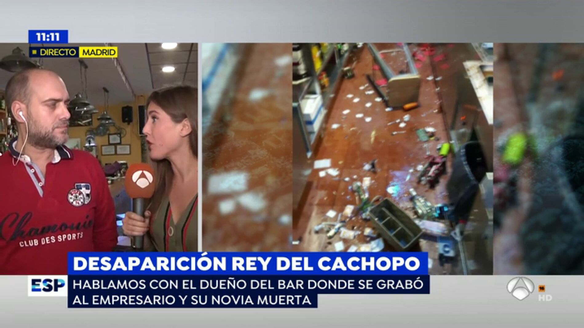 &Uacute;ltimas im&aacute;genes del 'rey del cachopo' y su novia en el bar donde trabajaba: "Ella ten&iacute;a una actitud muy violenta: rompi&oacute; una botella y amenaz&oacute; a los clientes"