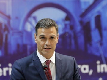 El presidente del Gobierno, Pedro Sánchez