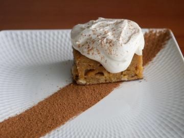 A ver quién se resiste a este espectacular brownie de calabaza. A ver quién se resiste a este espectacular brownie de calabaza.